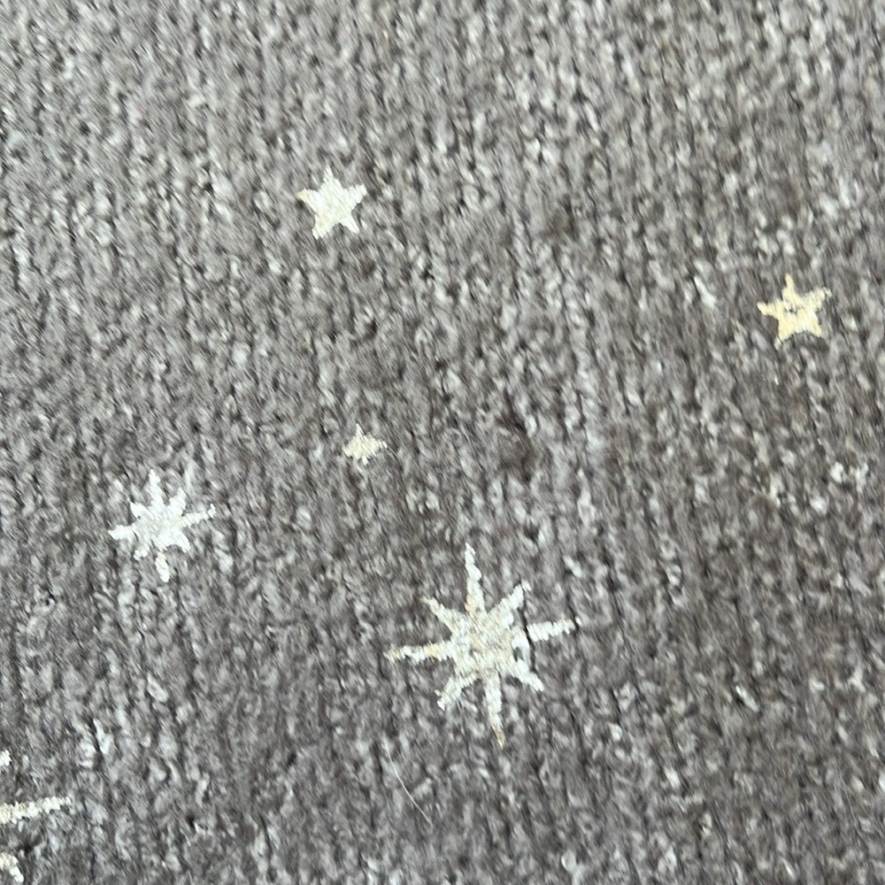 MAURICES Oversized Purple/Gray Silver Star Accented Sweater - Picture 6 of 6
